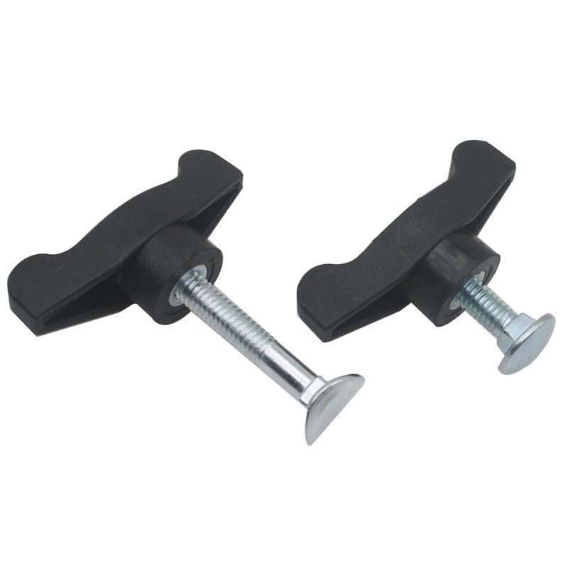 OZXNO 2 Pcs Lawn Mower Handle Knobs Nut Bolt Universal Wing Handle Knob T Handle Bolts for Most Lawn Mowers Snow Blower - Image 5